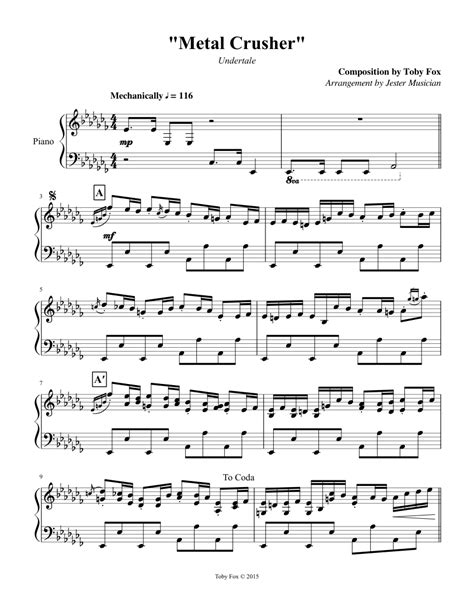 undertale metal crusher sheet music|undertale metal crusher 1 hour.